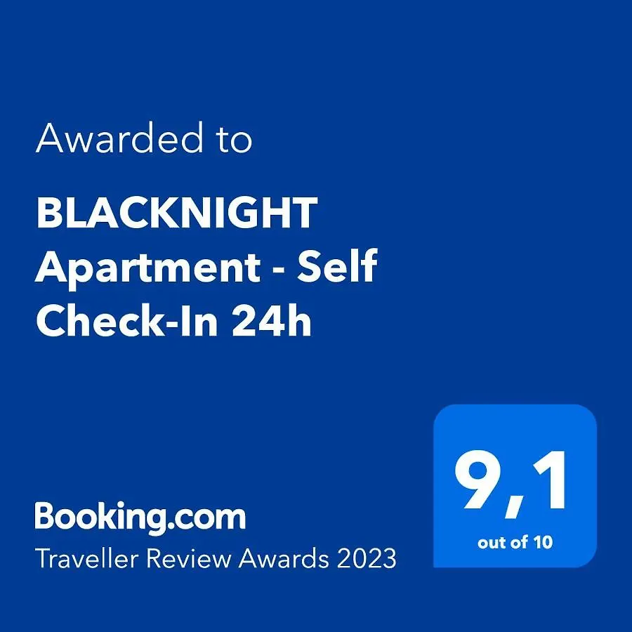 Blacknight Apartment - Self Check-In 24H Wroclaw